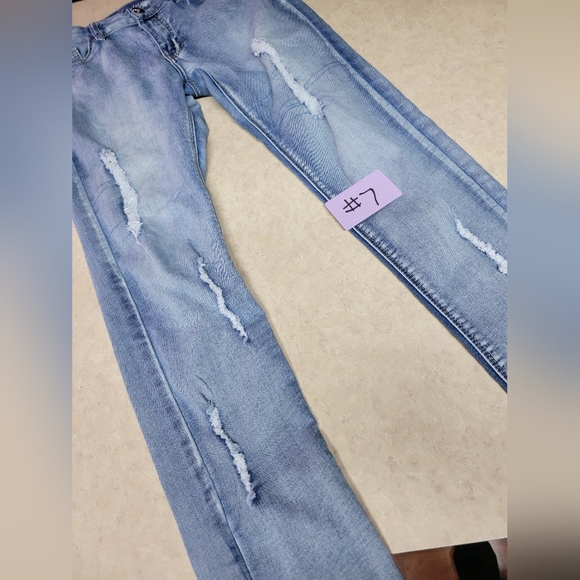 Desire size 7 Women's Light Blue Jeans - Picture 9 of 10